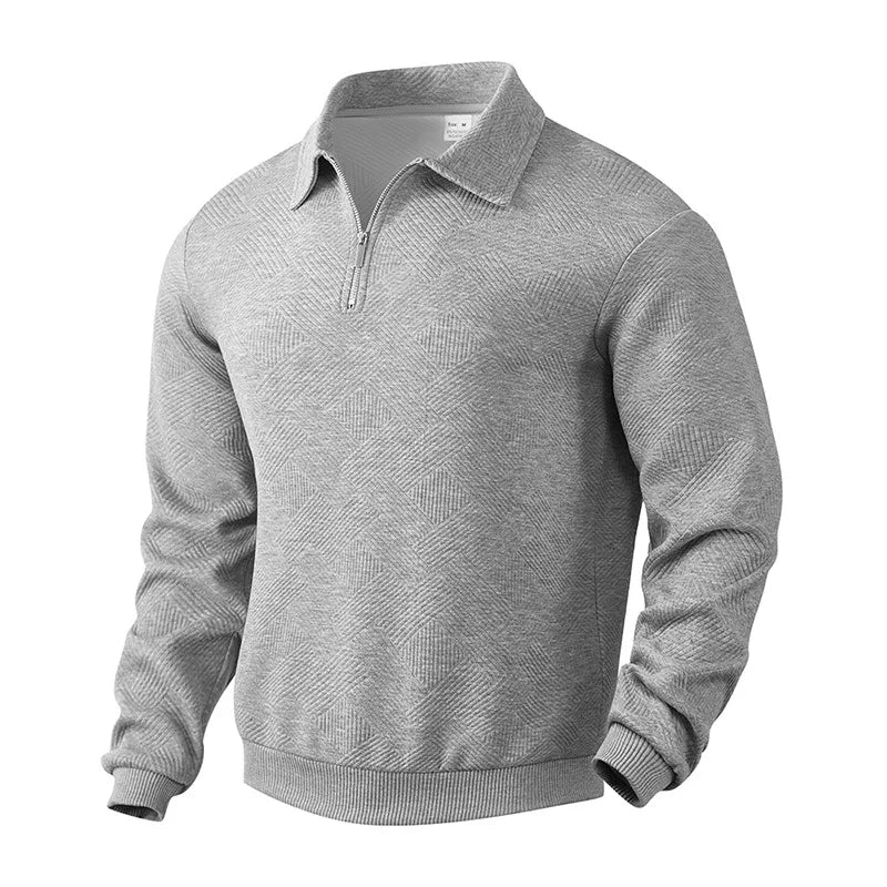 Modern Quarter Zip Knit Pullover