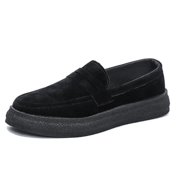 Casual Brown Suede Loafers